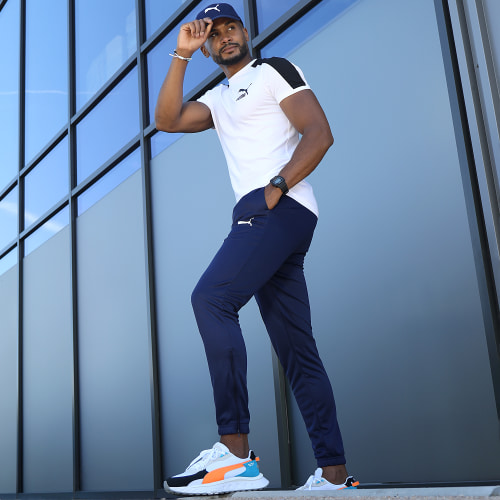 Pantalon Jogging Team Rise Poly Training 657390 Bleu Marine