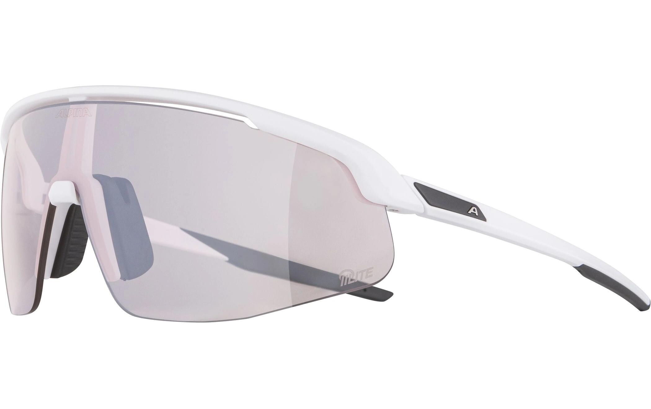 Sportbrille Turbo Pro Q-Lite - Weiss mattVelobrille Cat.1