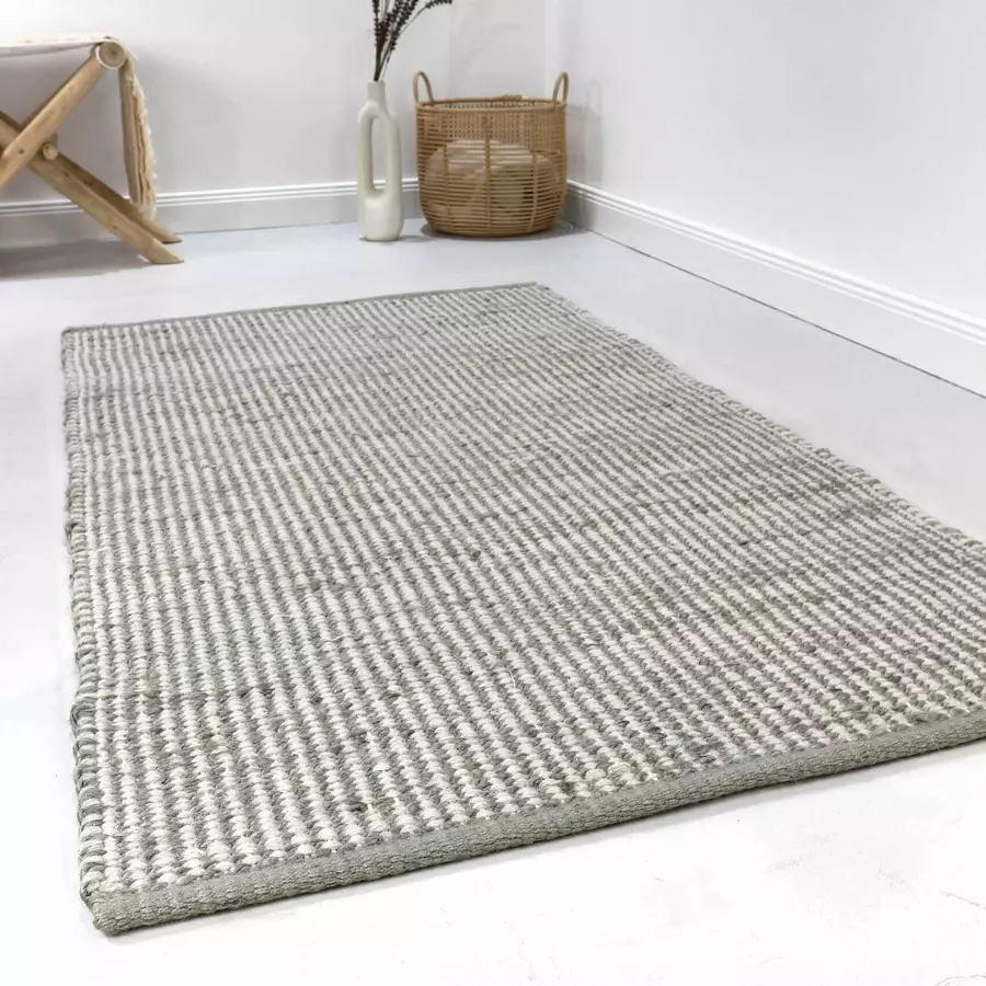 Esprit Kelim Teppich Gobi grau