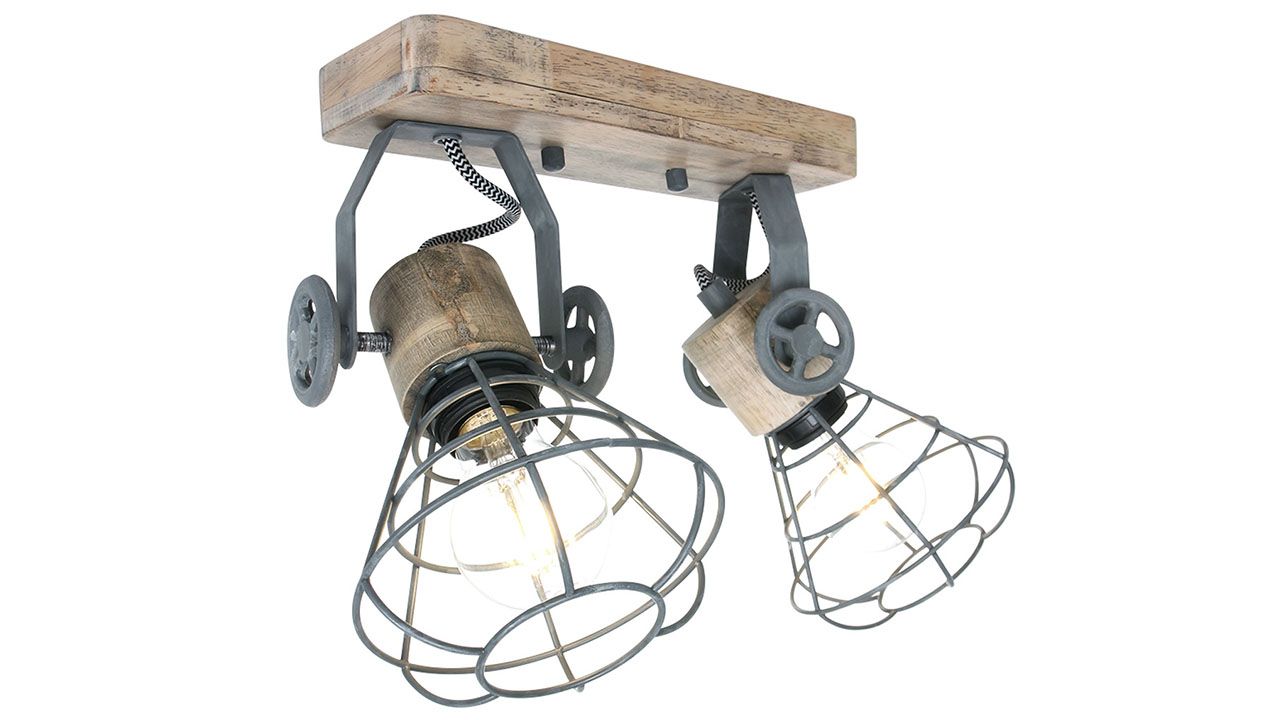 Plafondlamp 1579GR Geurnesey B27 x D14 cm