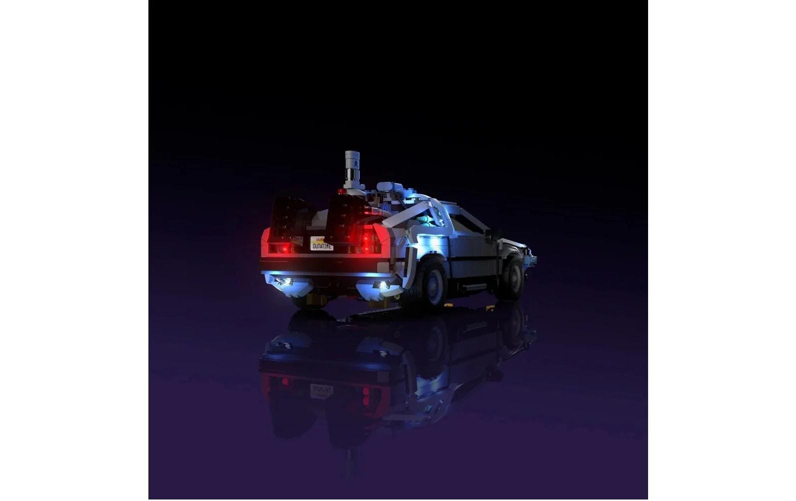 LED-Licht-Set für LEGO® Die Zeitmaschine LMB 2.0 103465<br>Licht-Set für die Lego Zeitmaschine aus Zurück in die Zukunft 10300