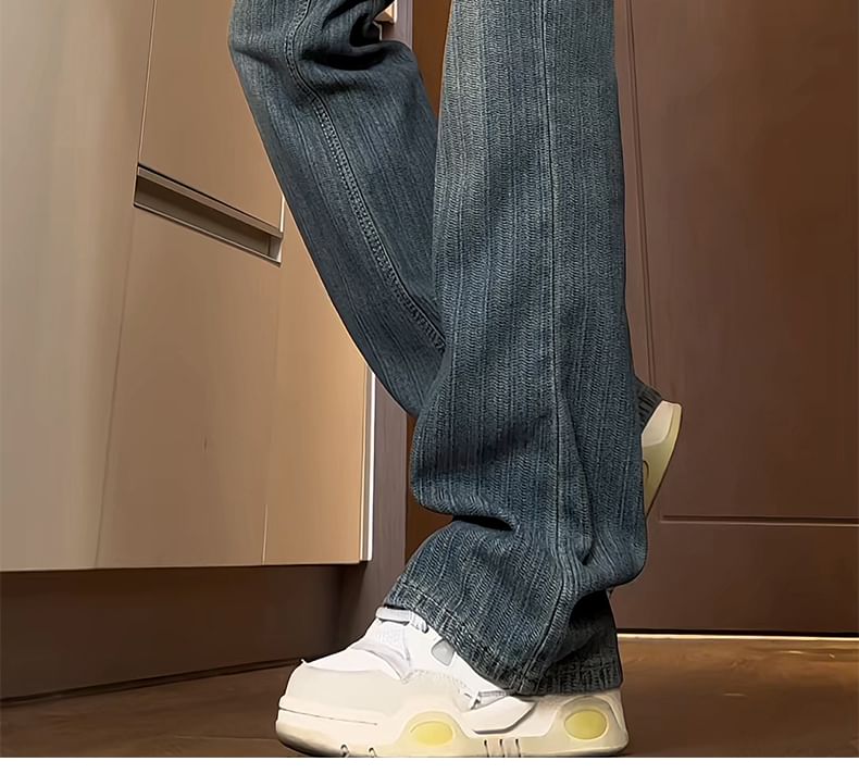 Giuliana - Mid Rise Washed Flared Jeans