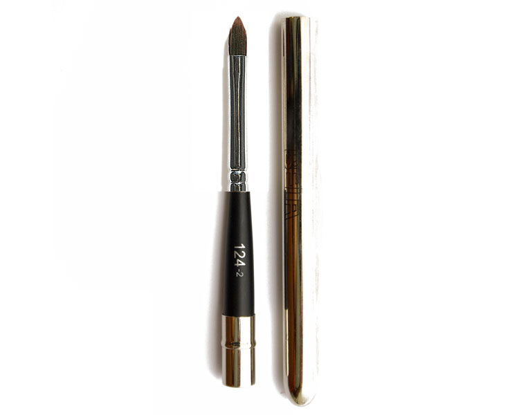 BELA - 124-2 Lippenpinsel mit Deckel Synthetikhaar