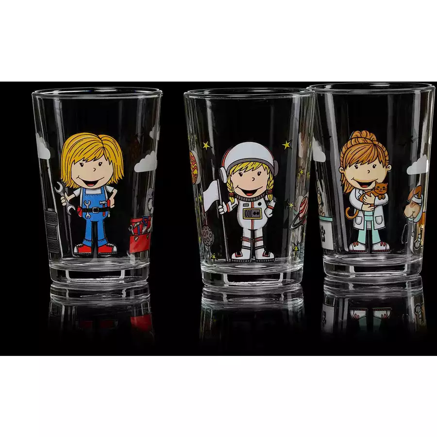 Ritzenhoff & Breker GmbH & Co. KG Kindergläser Berufe 205 ml 9er Set bunt