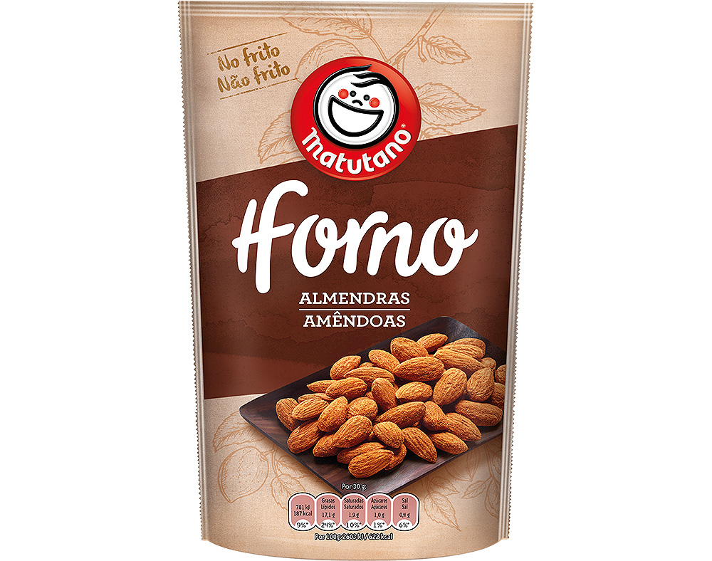 AMÊNDOA MATUTANO TOSTADA NO FORNO 83G