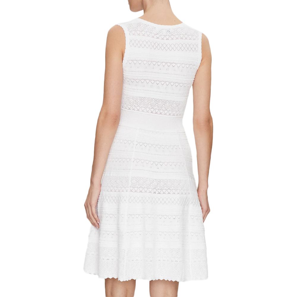 Morgan Robe Blanche Femme Morgan Tricot 241RMNAIA