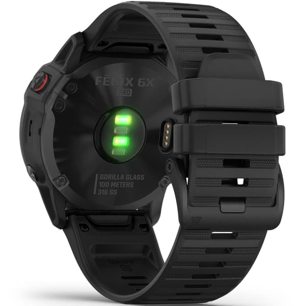 Montre cardio GPS GARMIN FENIX 6X PRO BAND BLACK W/BLACK