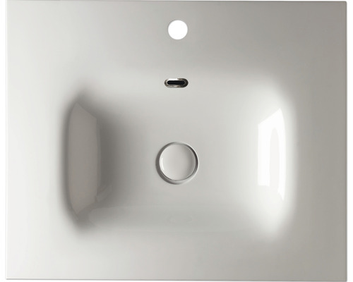 Jungborn SEDICI wastafelmeubel, 61 x 51,5 cm, glanzend wit