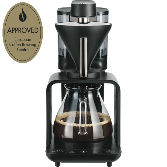 epour®|Filterkaffeemaschine Schwarz-Chrom