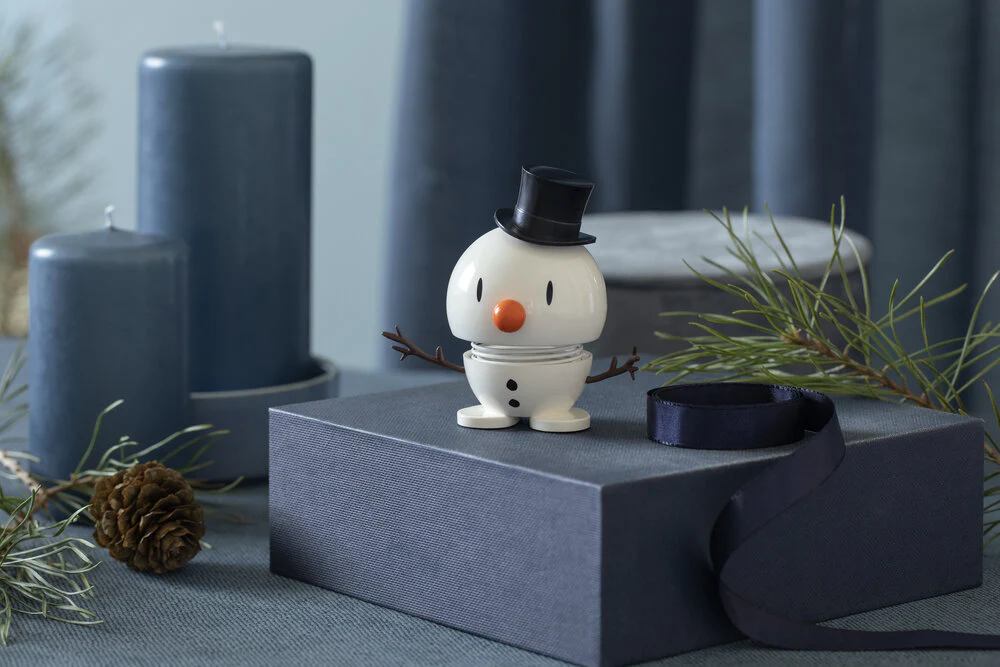 Hoptimist  Snowman, hvid - lille
