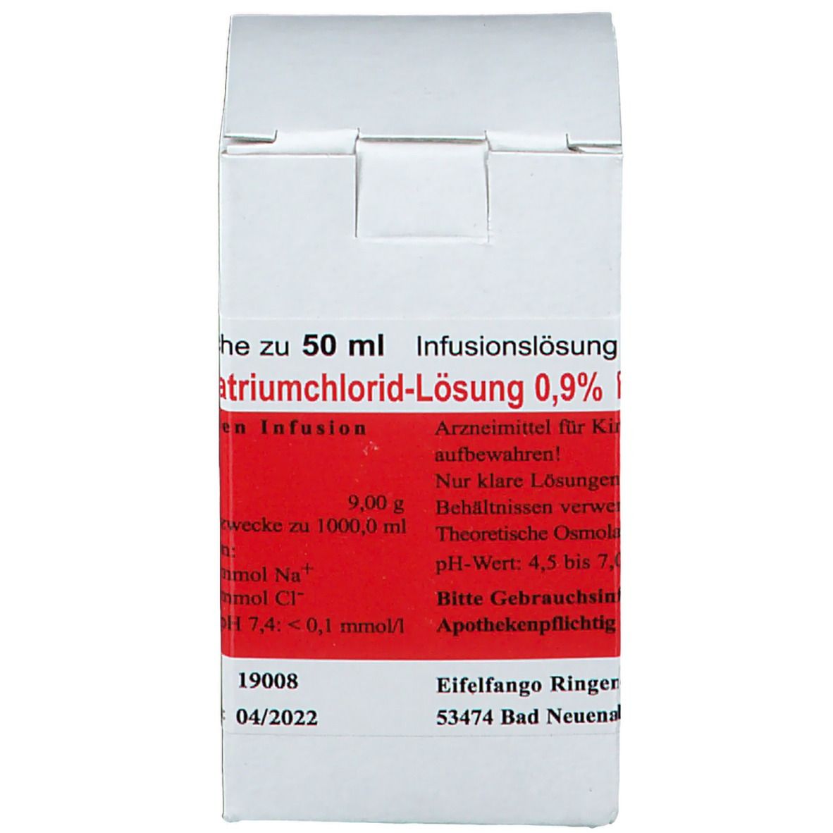 ISOTONISCHE NaCl Lösung 0,9% Eifelfango