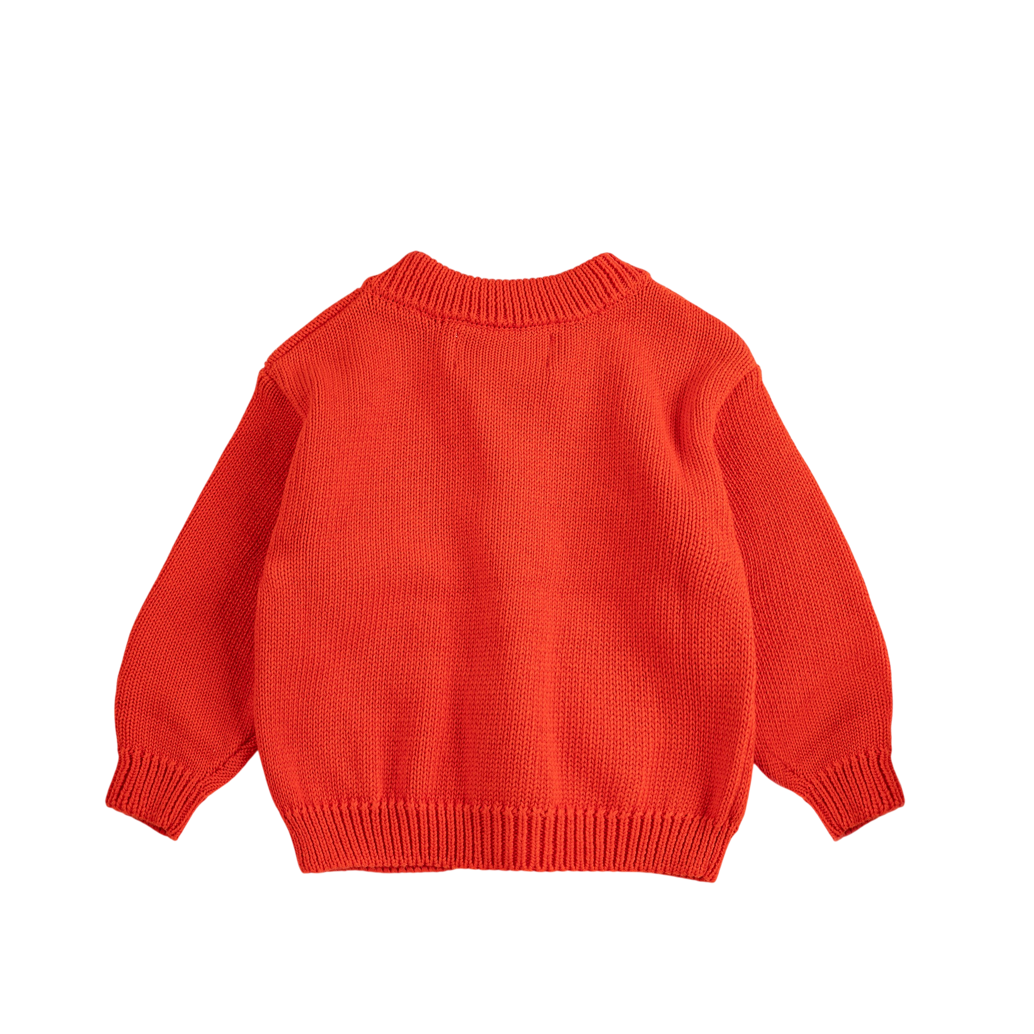 Baby Strickjacke Pixel Daisy Red