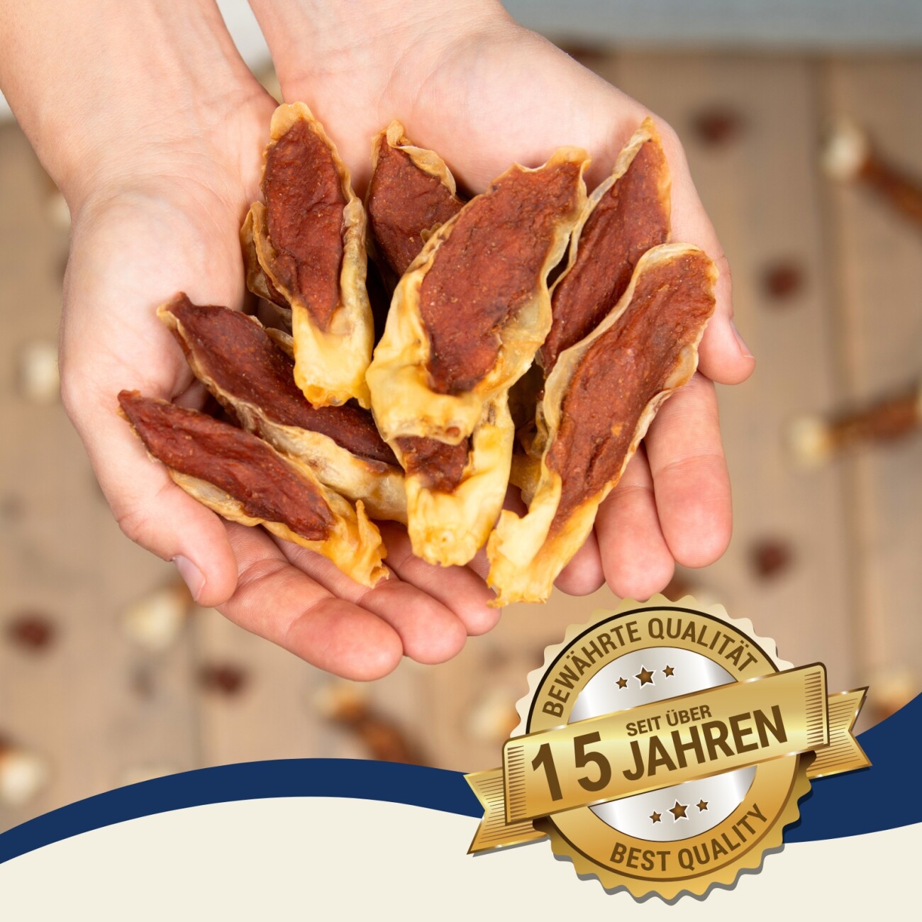 Lyra Pet Kaninchenohren gefüllt mit Huhn 1 kg