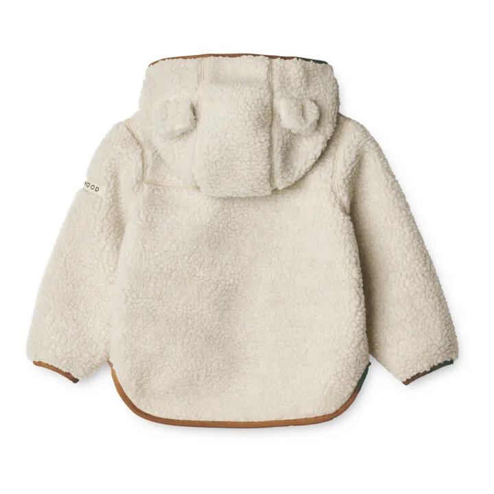 Liewood Veste Matières Recyclées Façon Fourrure Mara Bébé | Ecru
