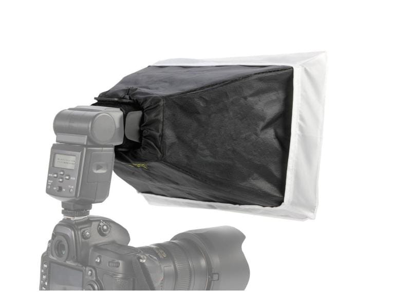 Dörr Blitzdiffusor QFASB-2030 Quick-Fix Aufstecksoftbox für Ausleuchtung