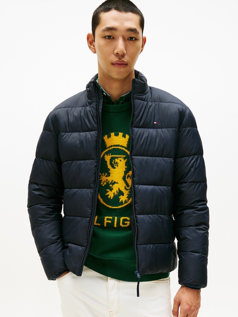 TOMMY HILFIGER<br>Jaqueta de plumas com gola alta
