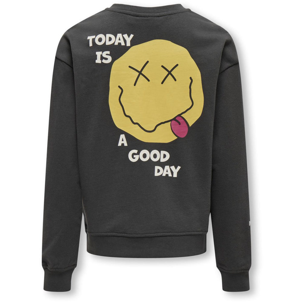 Køb kids ONLY Asphalt Lissie O-Neck Box Sweatshirt