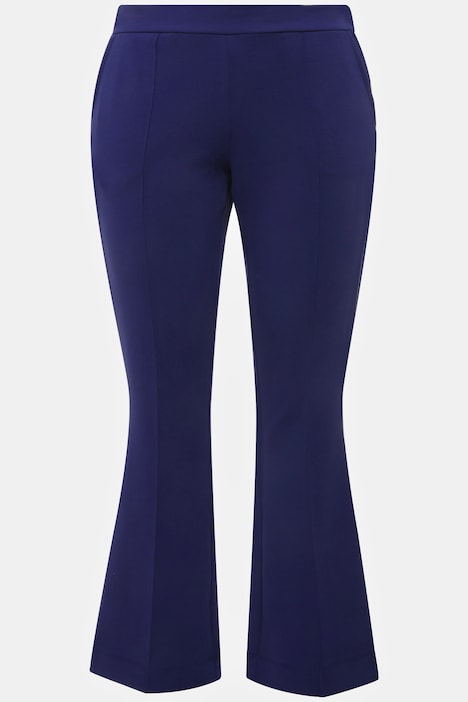 Jerseyhose, ausgestellter Saum, Punto-di-Roma