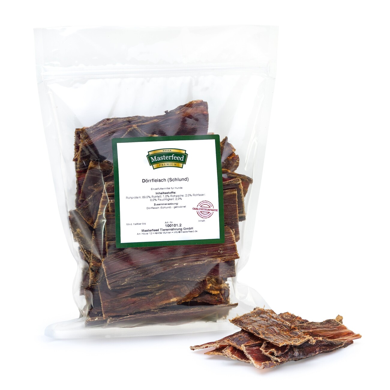 Masterfeed Dörrfleisch Platten 10 cm 500 g
