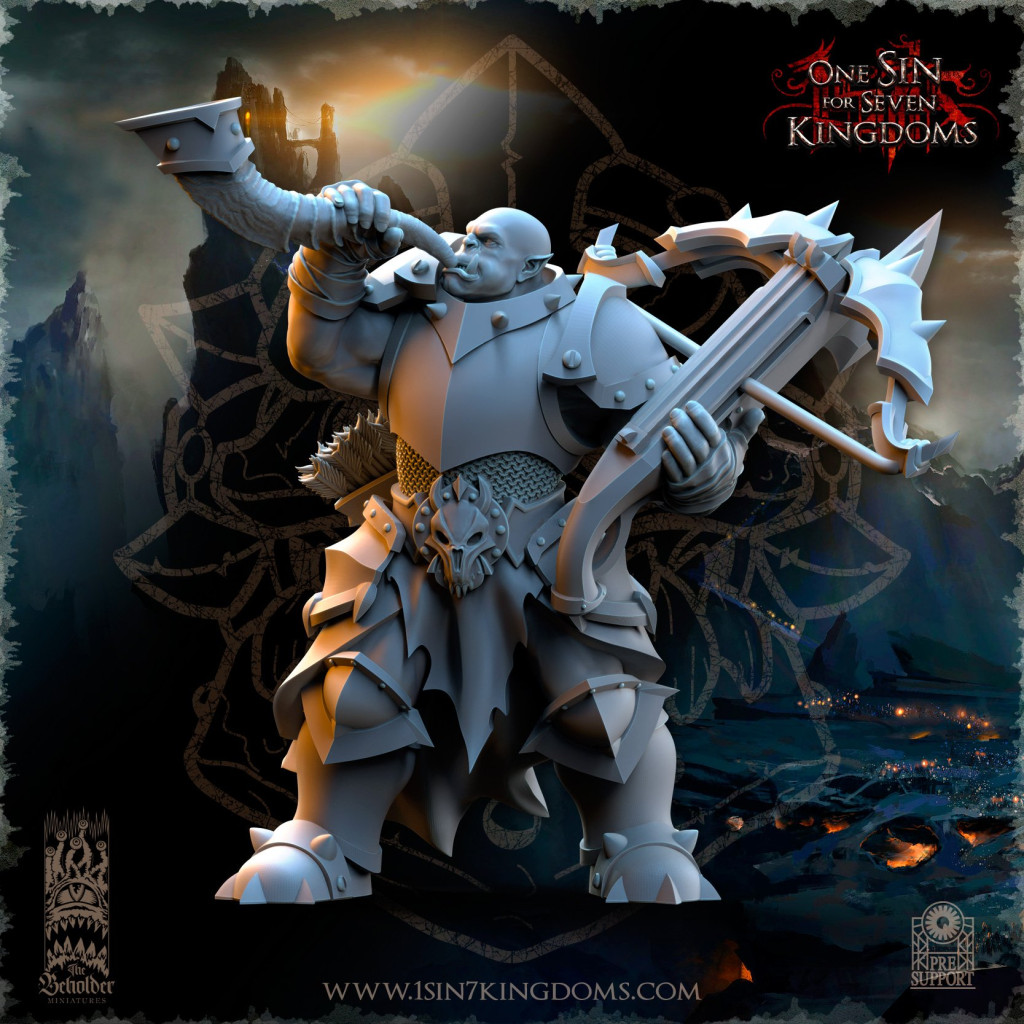 The Beholder Miniatures - Orcs - 8 Arbalétriers