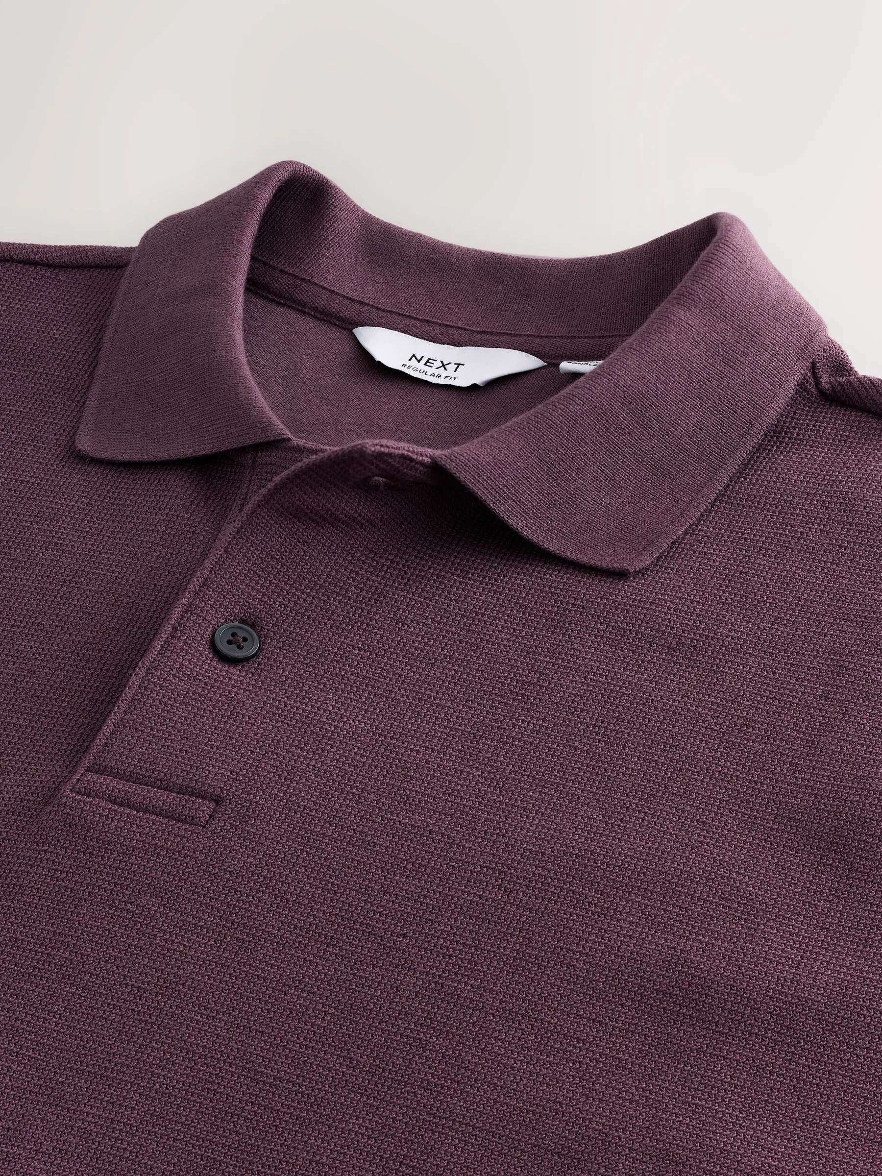 Roze - Nette poloshirt met textuur