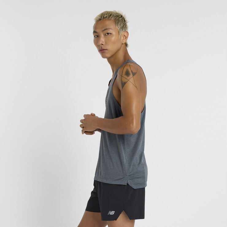 New Balance Athletics Reflective Graphic Tanktop Grøn