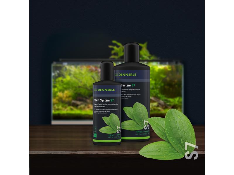Dennerle Pflanzenpflege Plant System S7, 500 ml Vitalstoffe für grosse, anspruchsvolle Pflanzenaquarien