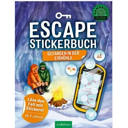 ars Edition Escape-Stickerbuch – Gefangen in der Eishöhle