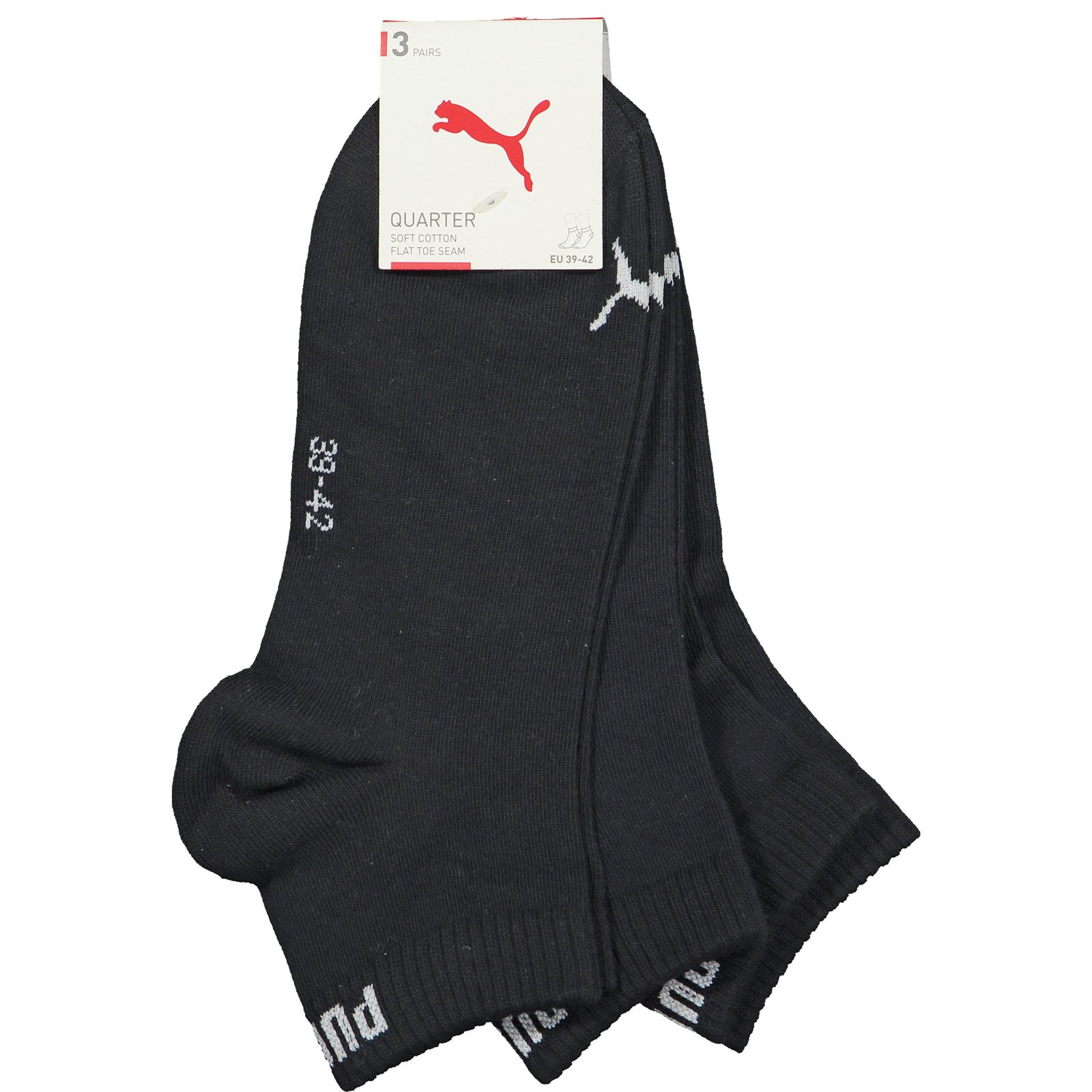 Puma Quartersocken, 3 Paar