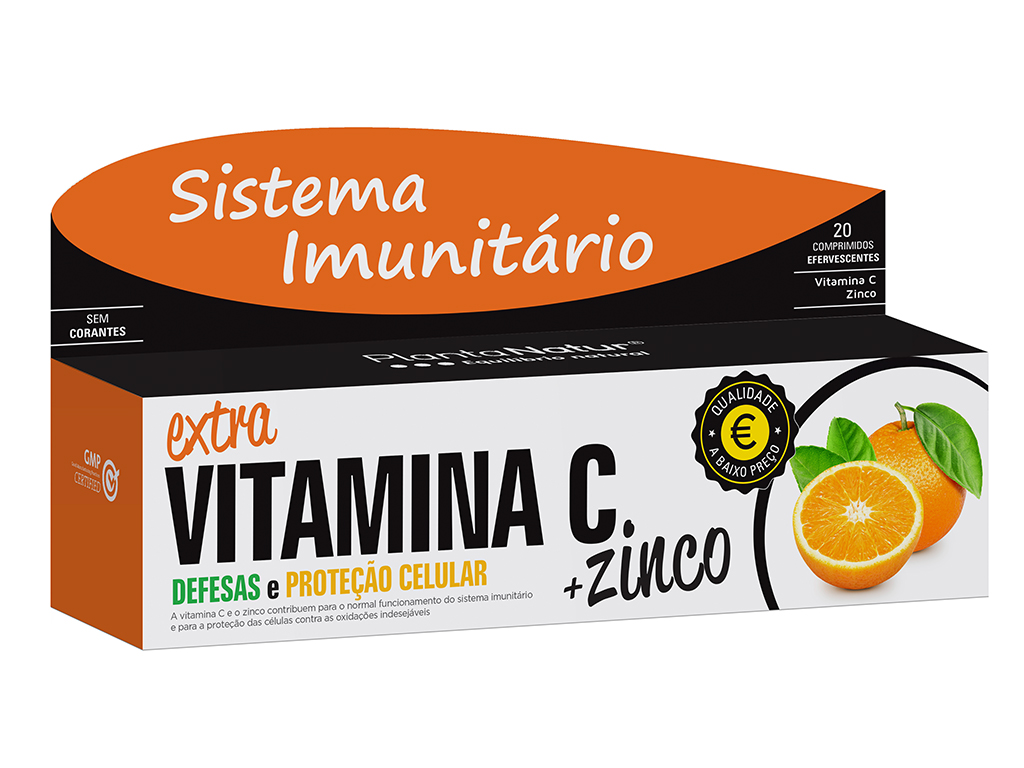 SUPLEMENTO PLANTANATUR VITAMINA C   ZINCO EFERVESCENTE 20 COMP