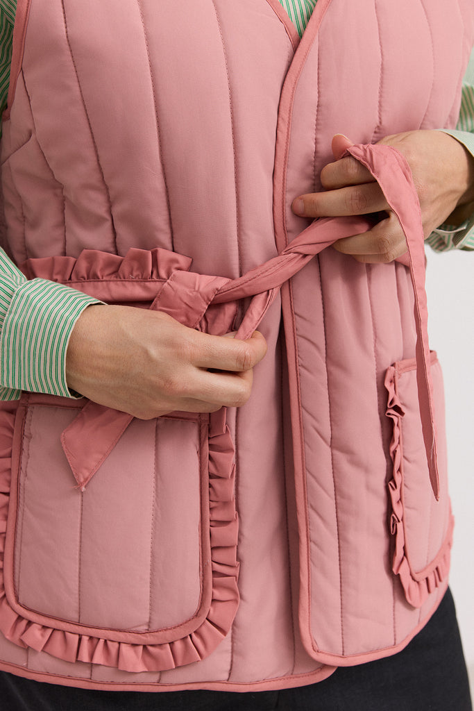 Onyva Frill W, Termovest - Rose Parfait