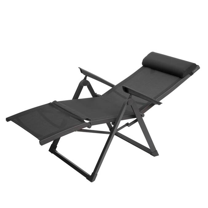 Fauteuil de jardin DECIMA Anthracite / Graphite