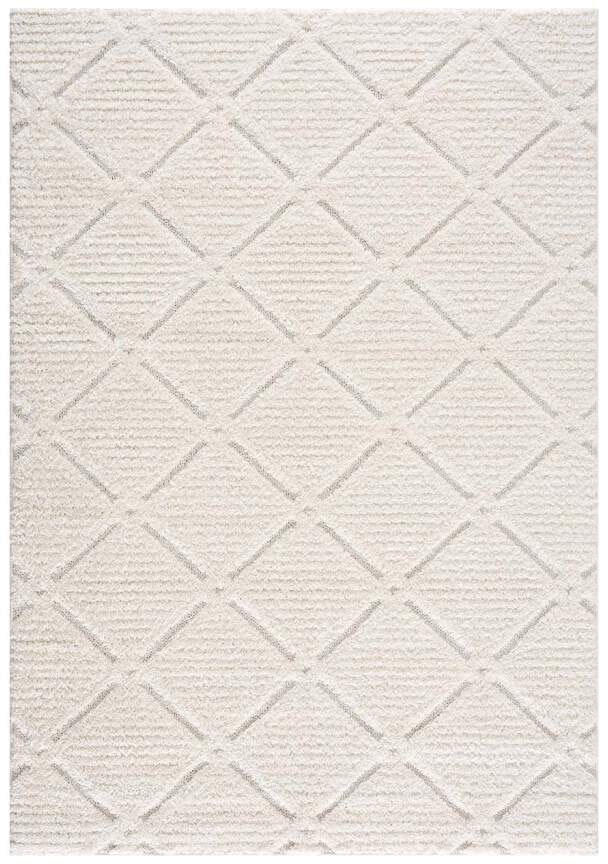 Carpet City Hochflor-Teppich »Focus 2997« rechteckig 20 mm Höhe Läufer, Boho, Hochtief-Muster/ 3D-Effekt, für Wohnzimmer, Schlafzimmer