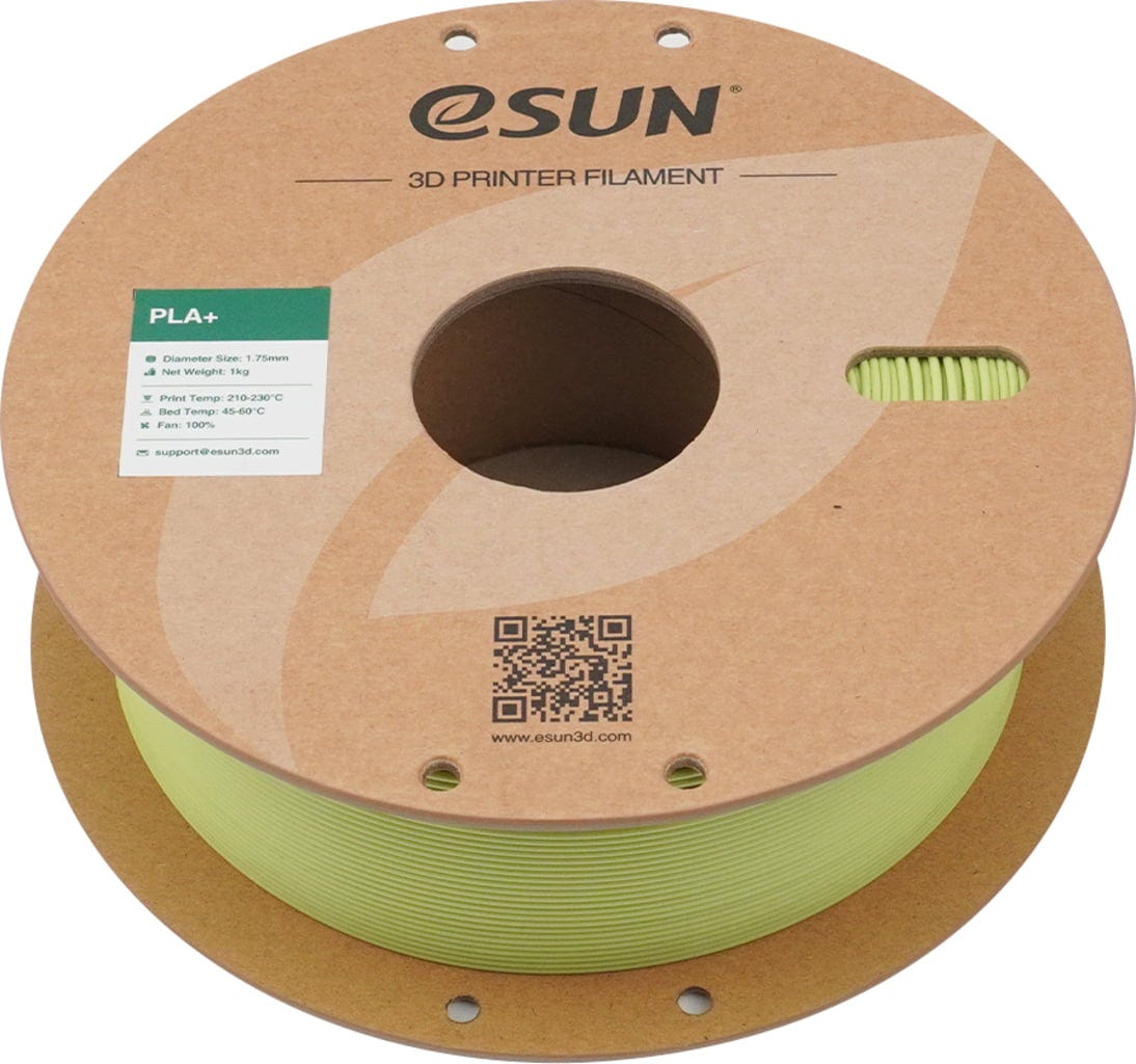 eSUN  PLA+ Matcha Green, 1,75 mm / 1000 g    PLA-Filament mit verbesserten physikalischen Eigenschaften in Matcha Green