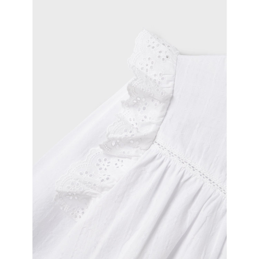 Køb Name It Bright White Kanya Skjorte