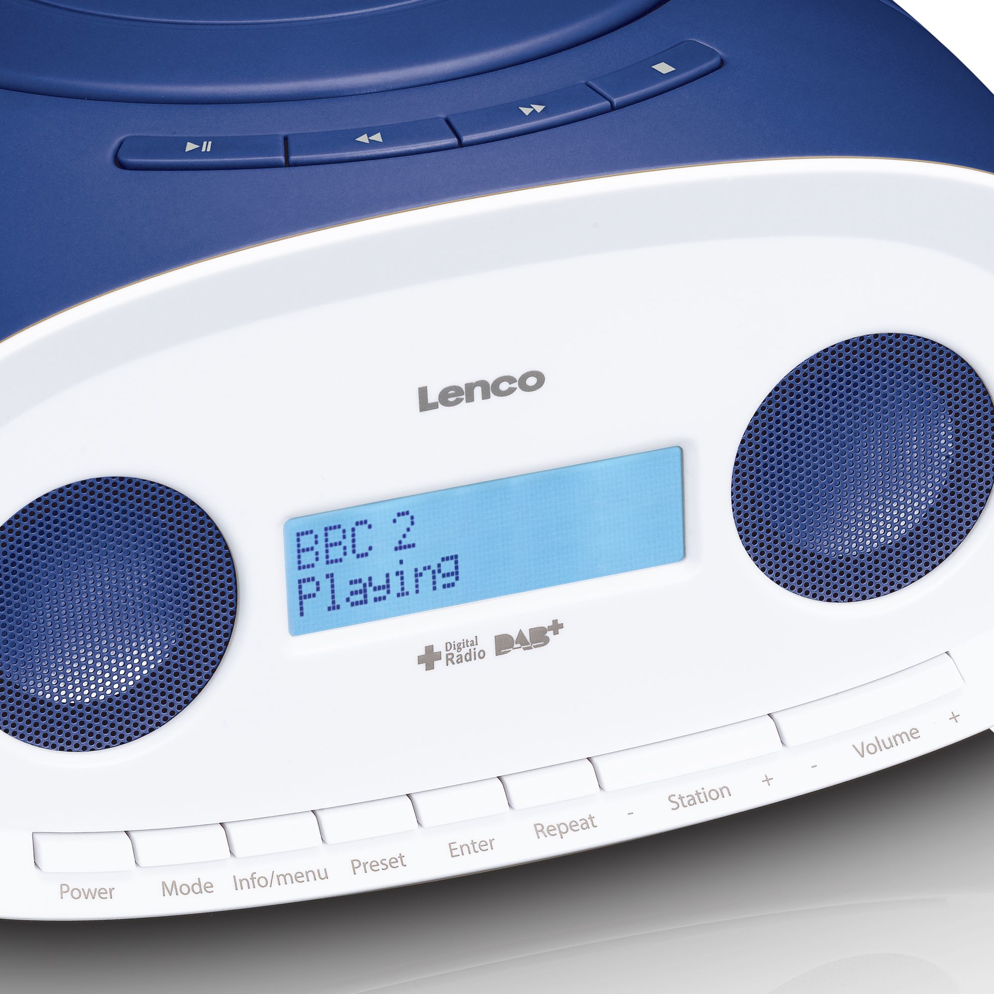 Lenco SCD-69BU Draagbare DAB+/FM radio