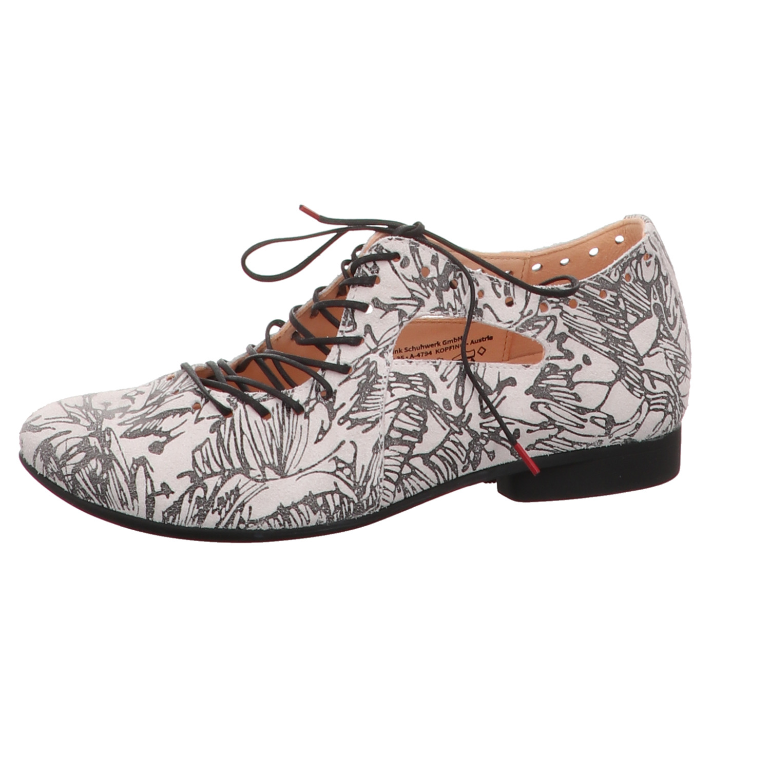 Think Halbschuh weiß/schwarz weiss/weiss kombi