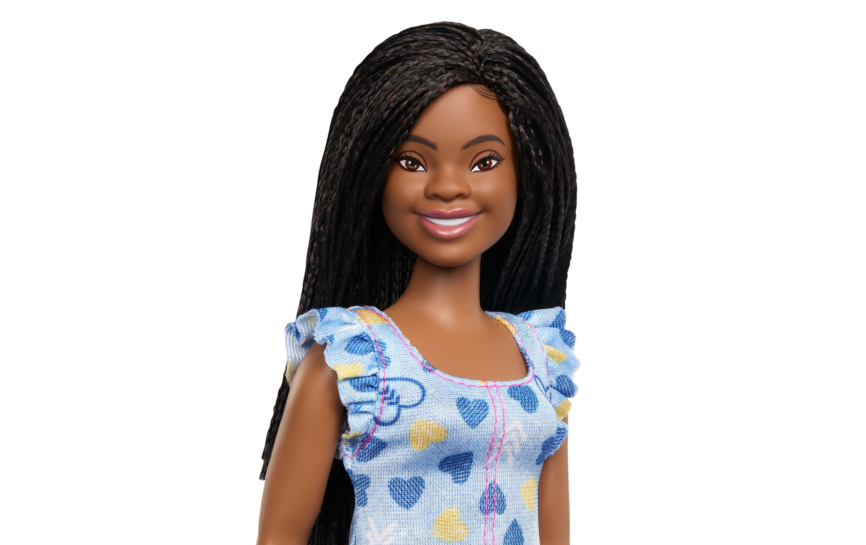 Puppe Barbie mit Down-SyndromBarbie-Puppe aus der Fashionistas-Reihe