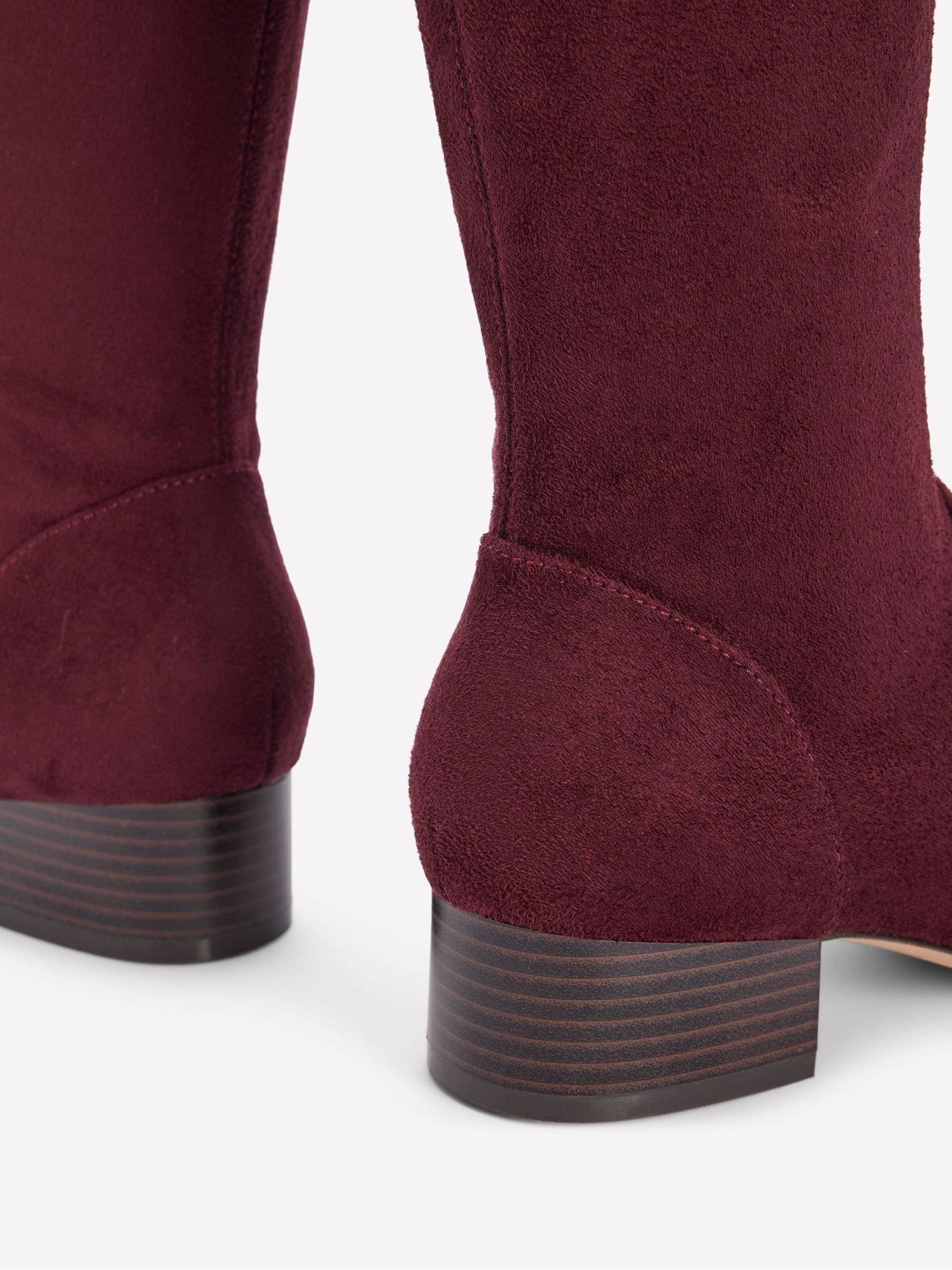 Rood - Boden Flat Stretch Knee Boots
