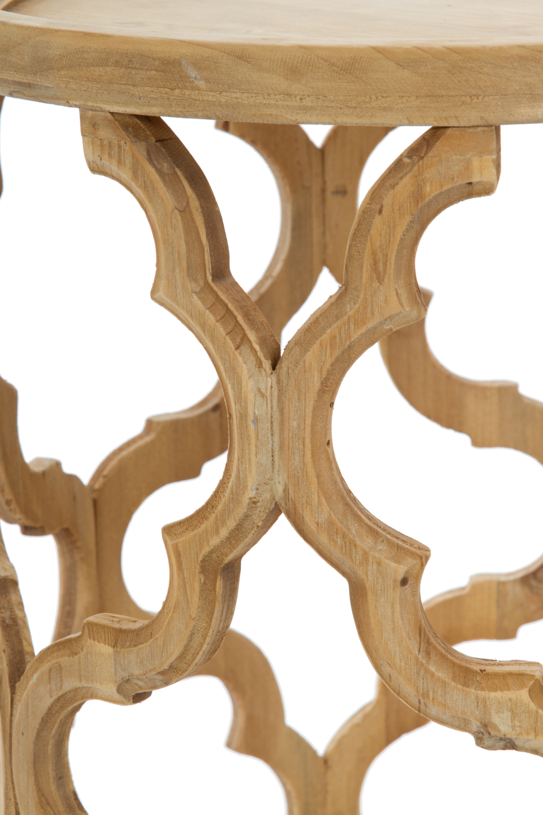Beistelltisch AMAZONIA - Tannenholz - ø 39,5 cm