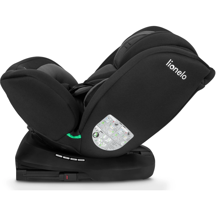 lionelo Kindersitz Bastiaan i-Size Black Grey