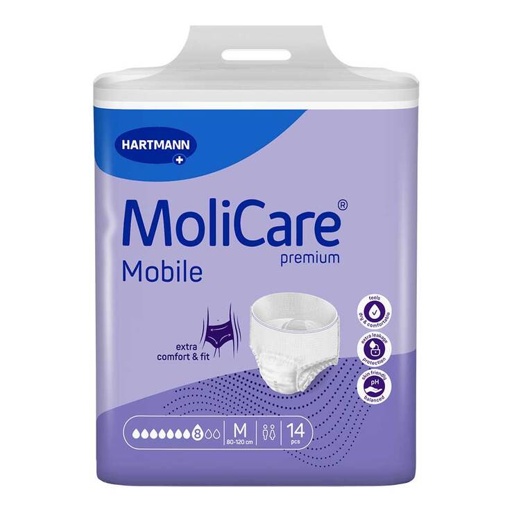 Molicare Premium Mobile 8 Tropfen Größe M, 14 St