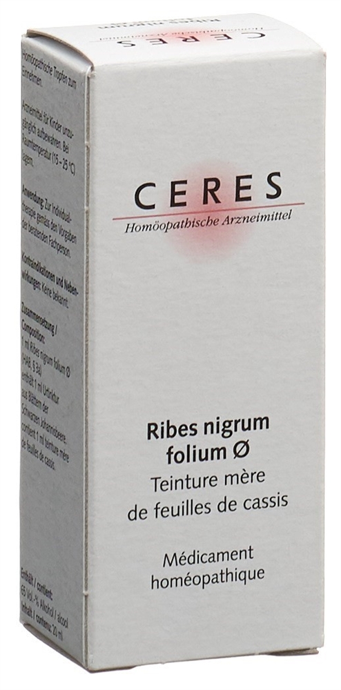 CERES Ribes nigrum folium Urtinkt 20 ml