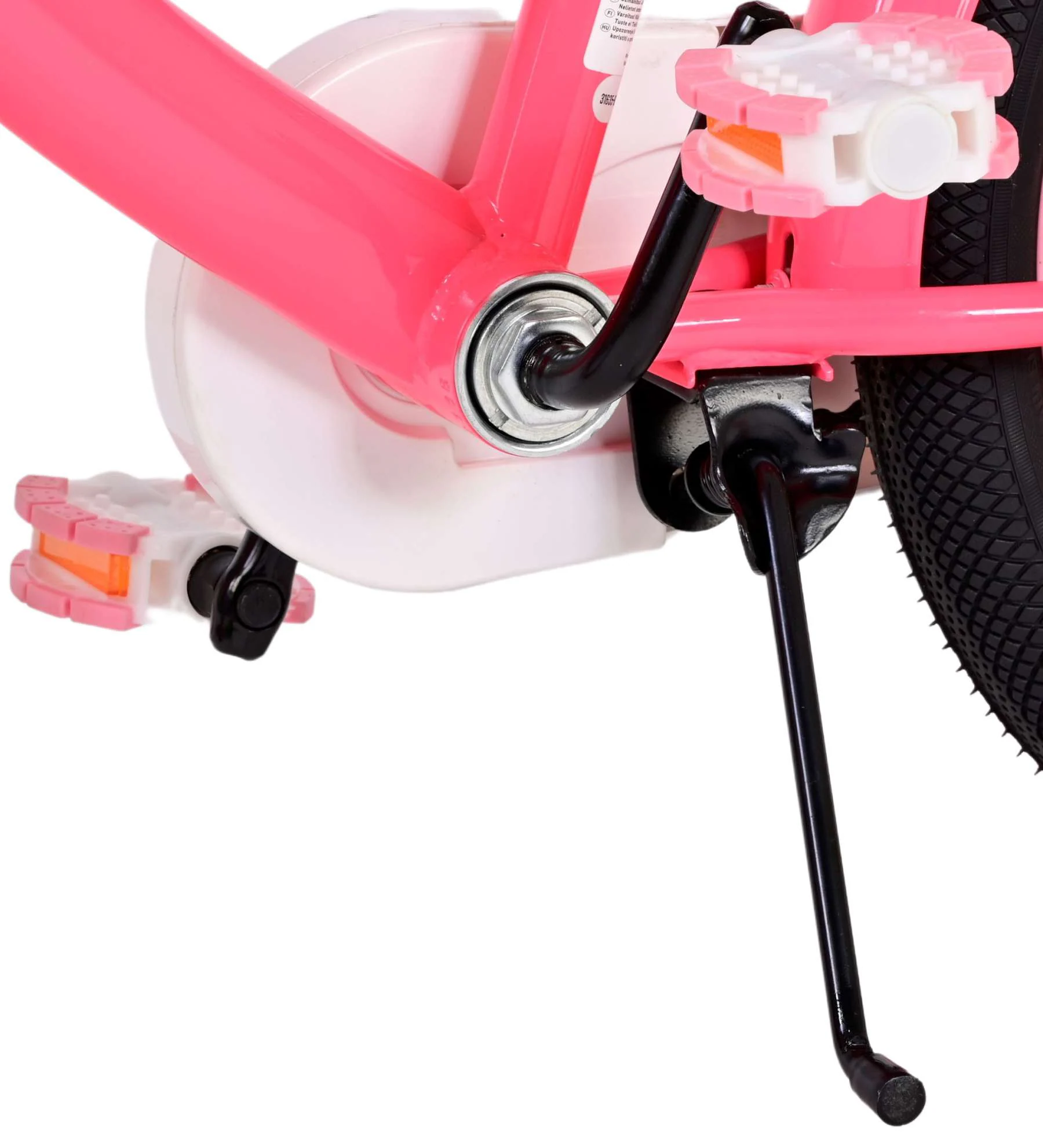 TPFSports Ashley Kinderfahrrad - Mädchen - 16 Zoll - Rücktritt + Handbremse - Rosa