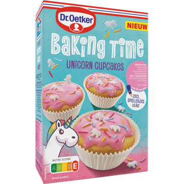 Dr. Oetker Baking Time Unicorn Cupcakes Bakmix 242 g