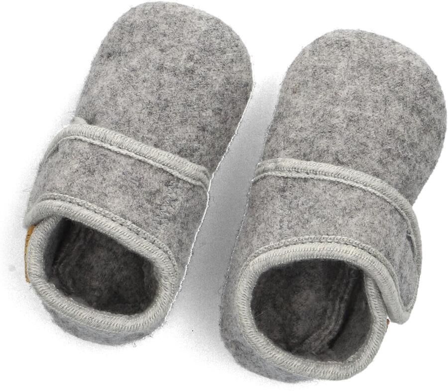 En Fant Pantoffels voor baby's Wol Grijs Gemeleerd -22EU
