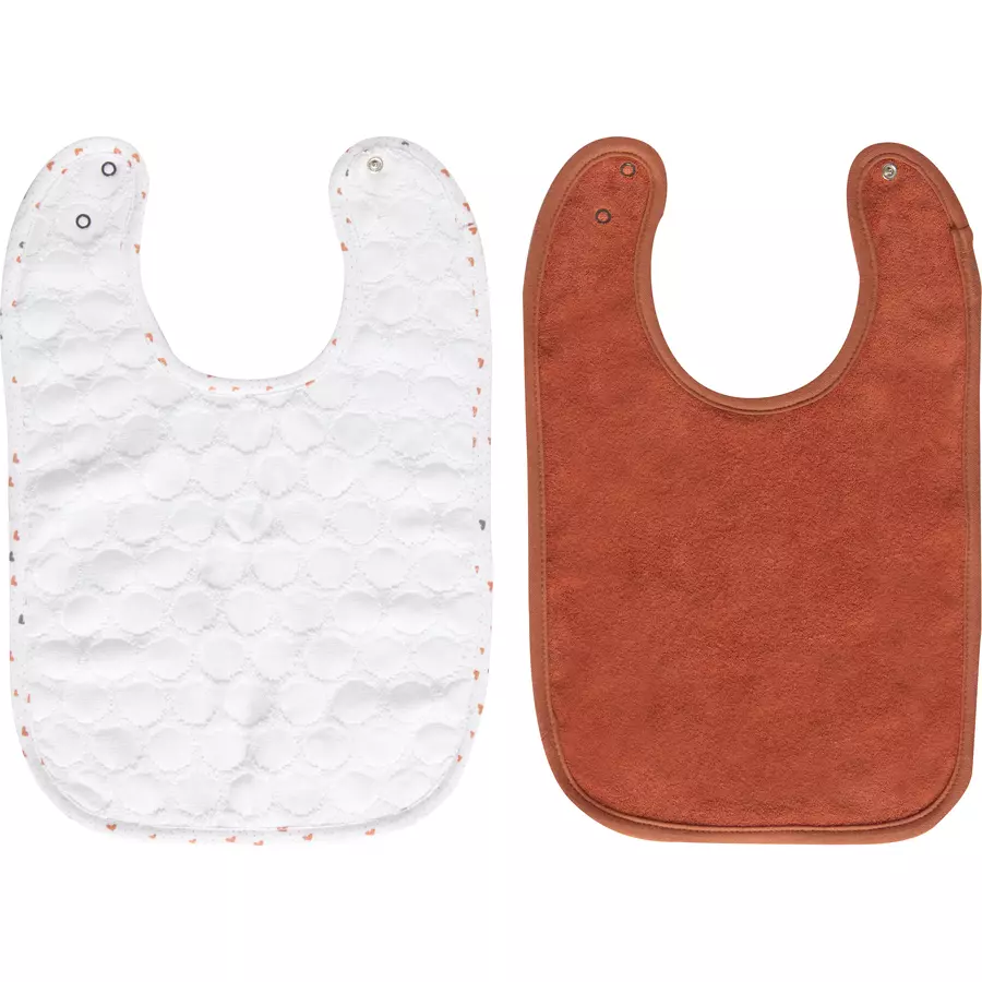 bébé jou® Lätzchen 2er Pack Fabulous Hearts