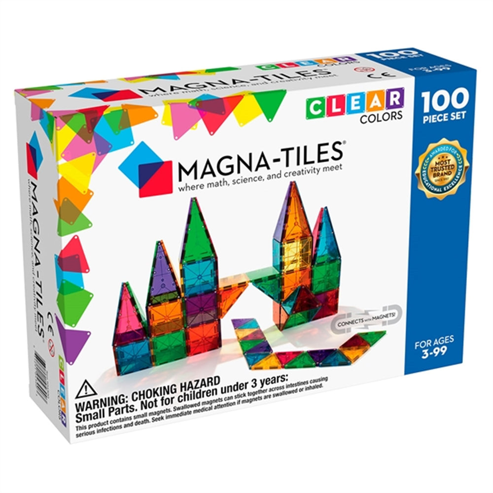 Køb Magna-Tiles® Clear Colors - Magnetsæt 100 Dele