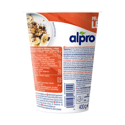 Alpro Soja-Joghurtalternative Natur ohne Zucker VEGAN