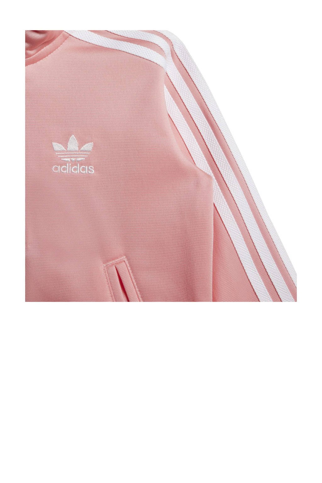adidas trainingspak roze/wit